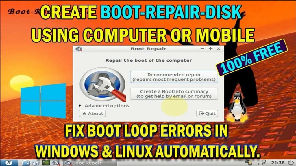 How to Create Recovery Disk Using Boot Repair Disk ISO File
