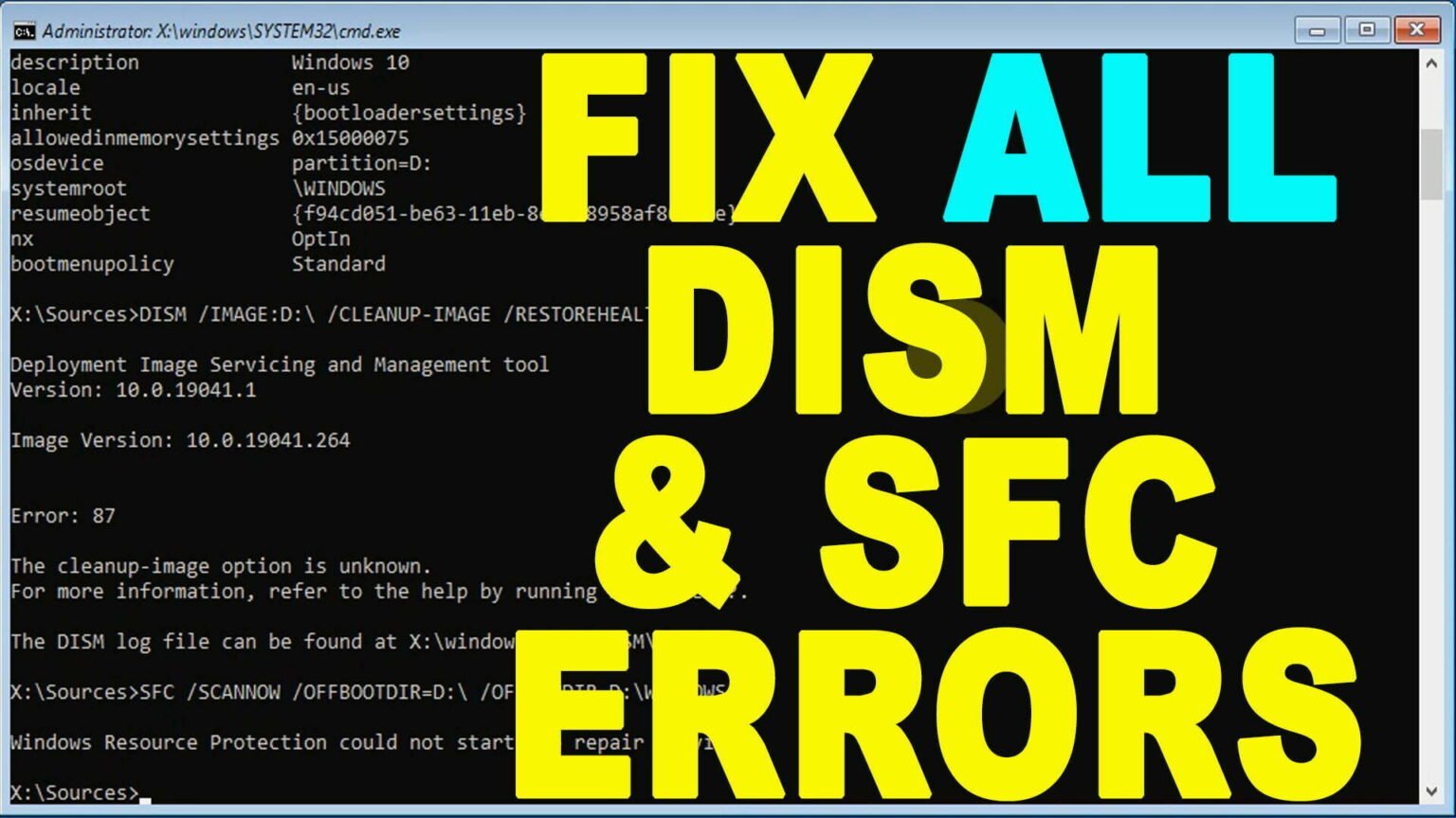How to Fix All DISM & SFC Errors in Windows 10 & 11 - VMTechs