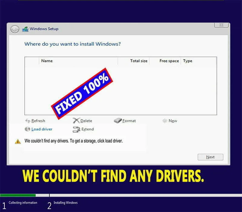 Hard Disk not Detected While Installing Windows 11